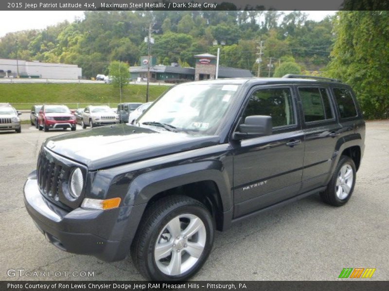 Maximum Steel Metallic / Dark Slate Gray 2015 Jeep Patriot Latitude 4x4