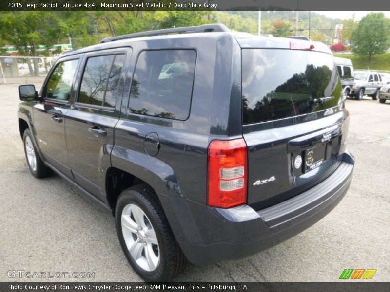 Maximum Steel Metallic / Dark Slate Gray 2015 Jeep Patriot Latitude 4x4