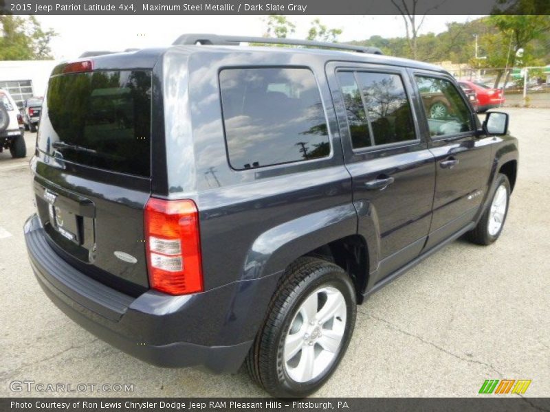 Maximum Steel Metallic / Dark Slate Gray 2015 Jeep Patriot Latitude 4x4