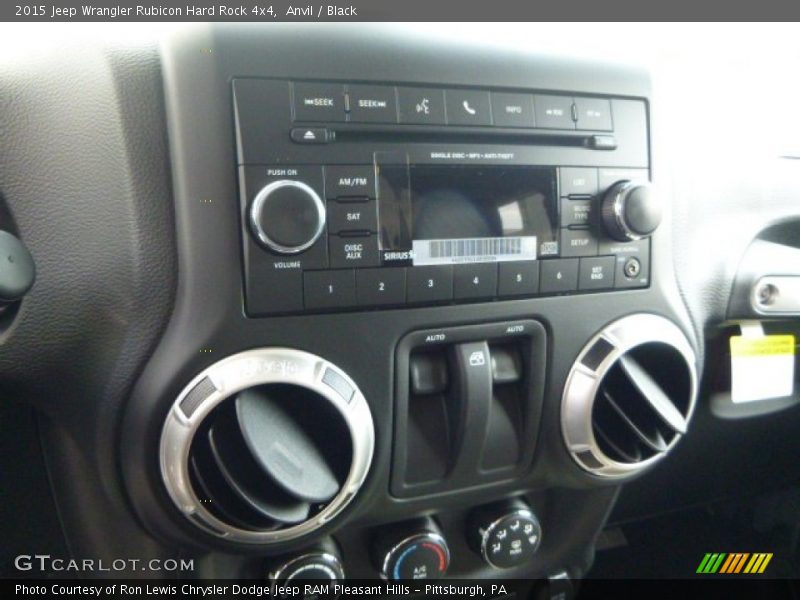 Controls of 2015 Wrangler Rubicon Hard Rock 4x4