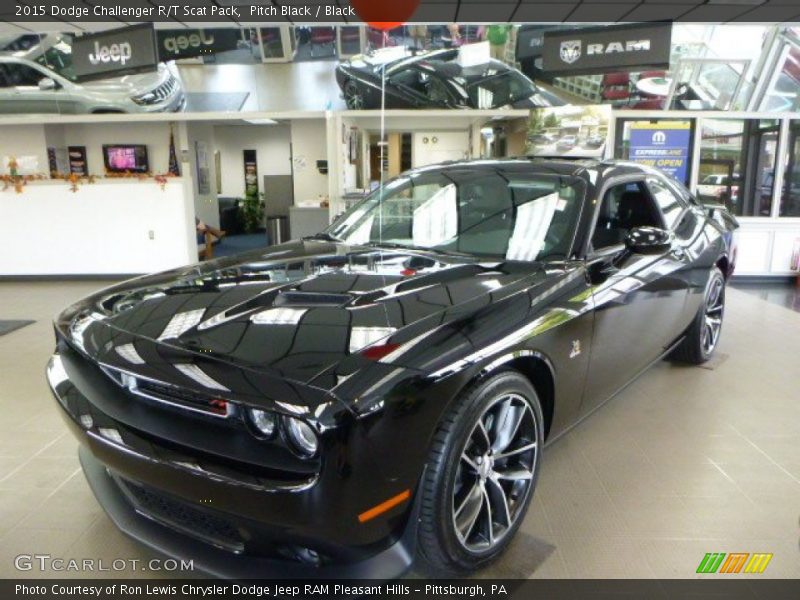 Pitch Black / Black 2015 Dodge Challenger R/T Scat Pack