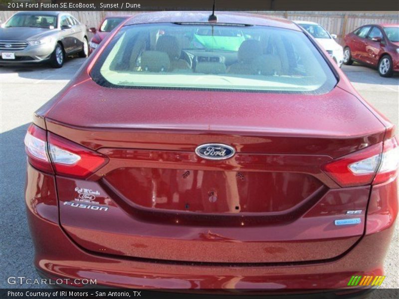 Sunset / Dune 2014 Ford Fusion SE EcoBoost