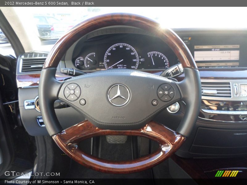  2012 S 600 Sedan Steering Wheel