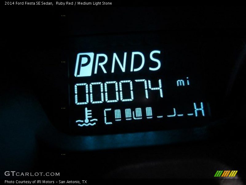 Ruby Red / Medium Light Stone 2014 Ford Fiesta SE Sedan
