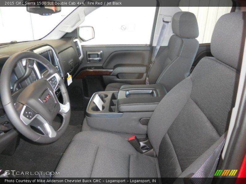  2015 Sierra 1500 SLE Double Cab 4x4 Jet Black Interior