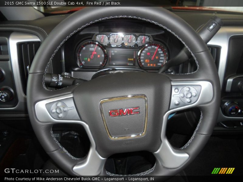 2015 Sierra 1500 SLE Double Cab 4x4 Steering Wheel