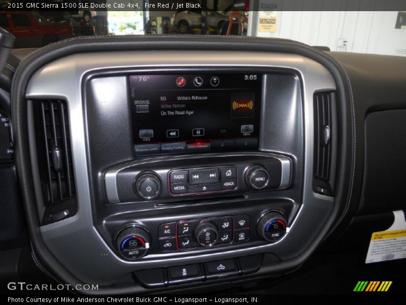 Fire Red / Jet Black 2015 GMC Sierra 1500 SLE Double Cab 4x4