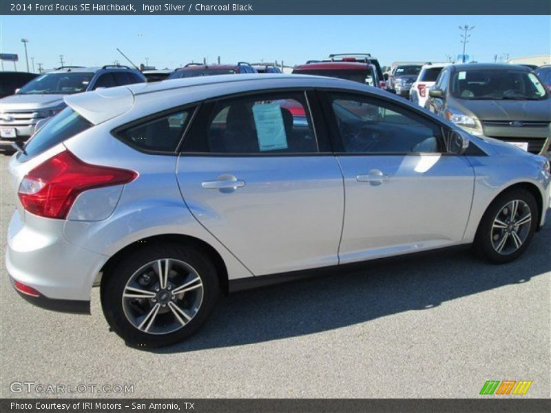 Ingot Silver / Charcoal Black 2014 Ford Focus SE Hatchback