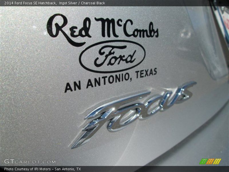 Ingot Silver / Charcoal Black 2014 Ford Focus SE Hatchback