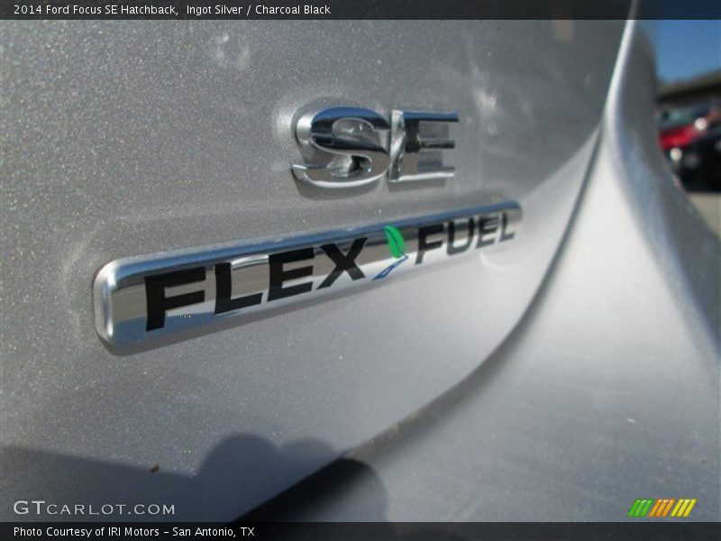 Ingot Silver / Charcoal Black 2014 Ford Focus SE Hatchback