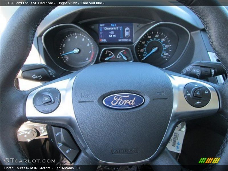 Ingot Silver / Charcoal Black 2014 Ford Focus SE Hatchback
