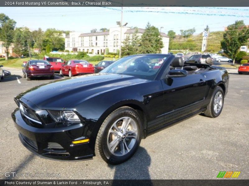 Black / Charcoal Black 2014 Ford Mustang V6 Convertible