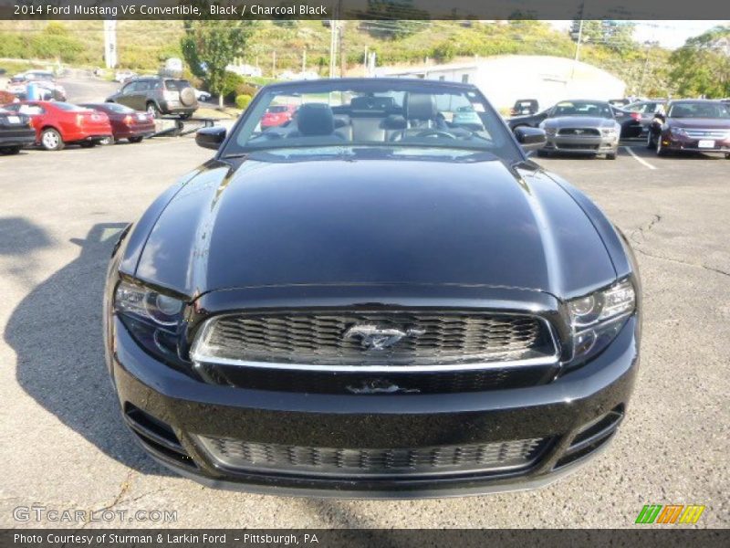 Black / Charcoal Black 2014 Ford Mustang V6 Convertible