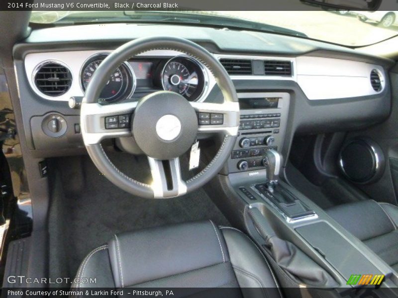 Black / Charcoal Black 2014 Ford Mustang V6 Convertible