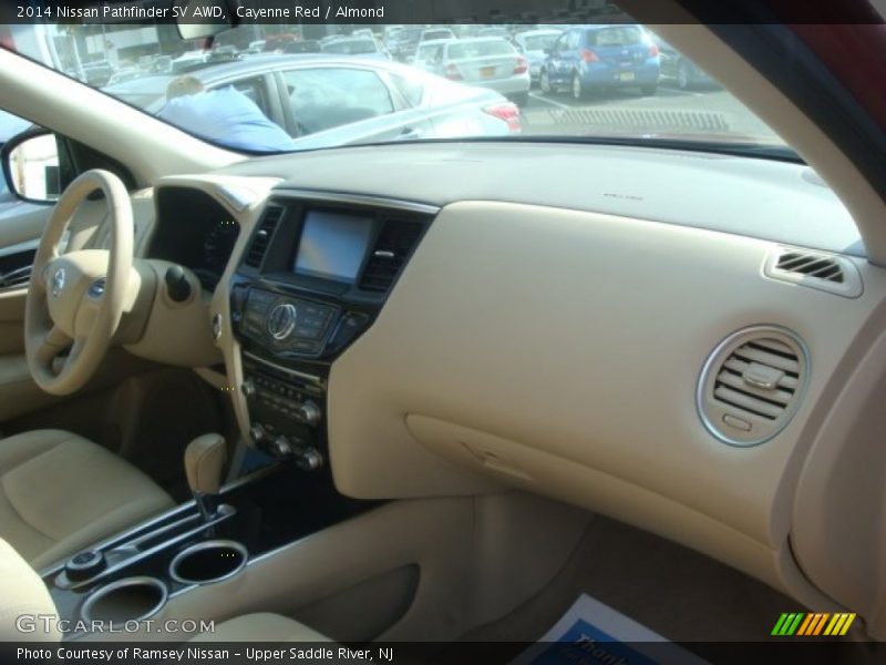 Cayenne Red / Almond 2014 Nissan Pathfinder SV AWD
