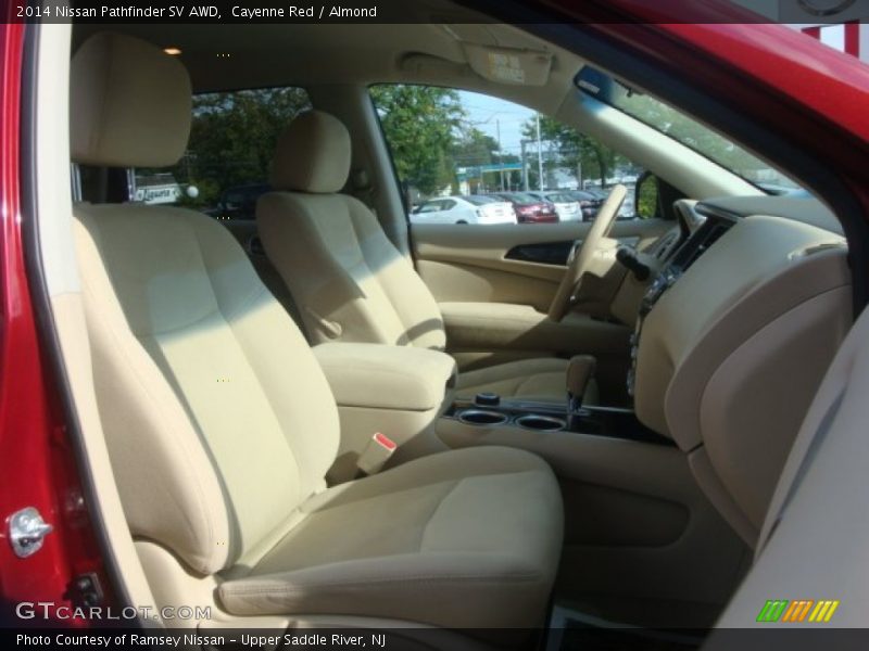 Cayenne Red / Almond 2014 Nissan Pathfinder SV AWD