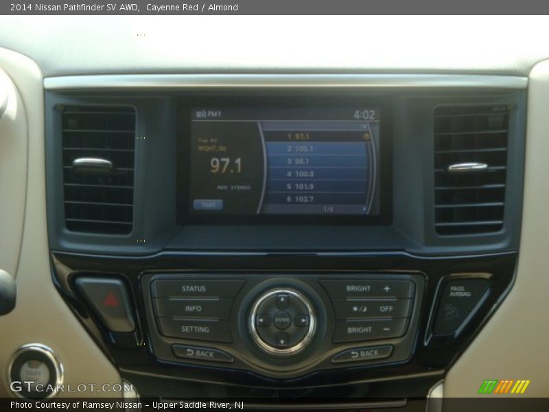Cayenne Red / Almond 2014 Nissan Pathfinder SV AWD