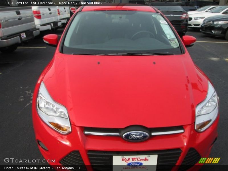 Race Red / Charcoal Black 2014 Ford Focus SE Hatchback