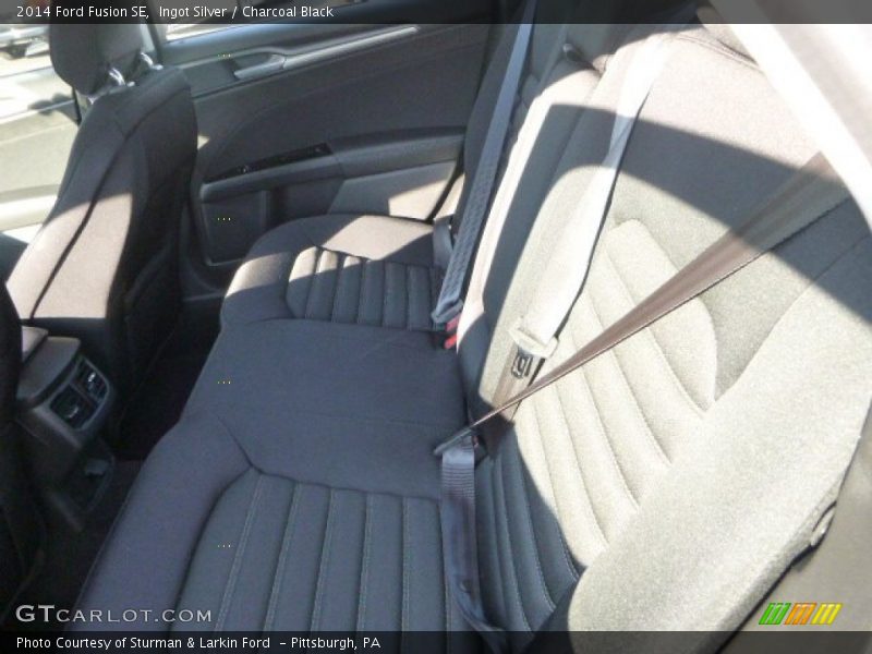 Ingot Silver / Charcoal Black 2014 Ford Fusion SE