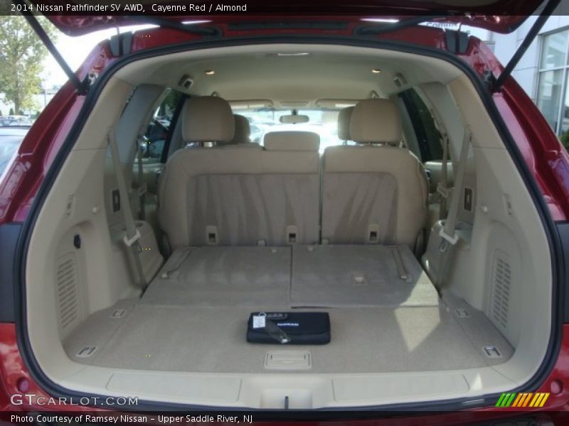 Cayenne Red / Almond 2014 Nissan Pathfinder SV AWD