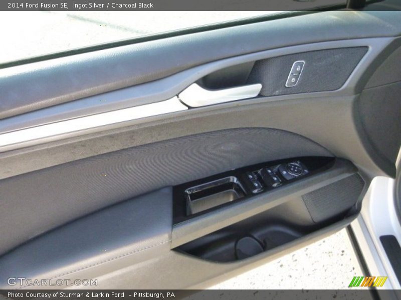 Ingot Silver / Charcoal Black 2014 Ford Fusion SE