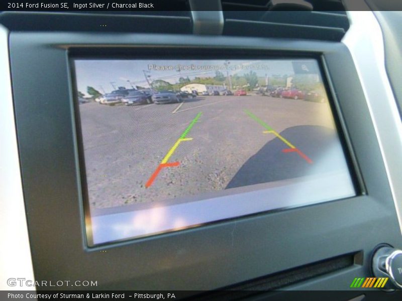 Ingot Silver / Charcoal Black 2014 Ford Fusion SE