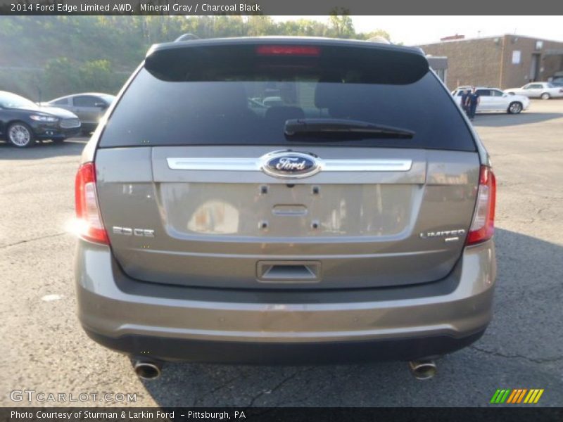 Mineral Gray / Charcoal Black 2014 Ford Edge Limited AWD