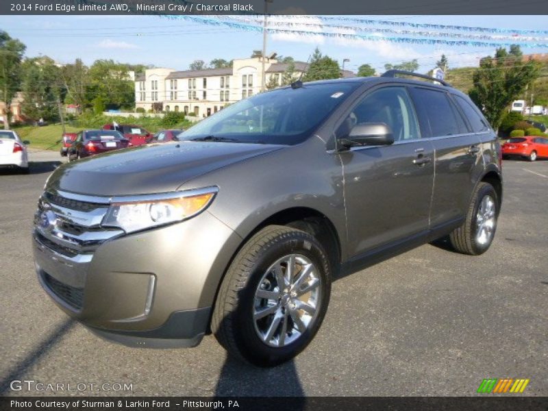 Mineral Gray / Charcoal Black 2014 Ford Edge Limited AWD