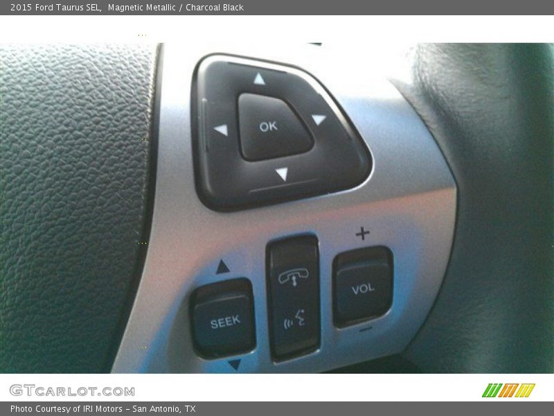 Magnetic Metallic / Charcoal Black 2015 Ford Taurus SEL