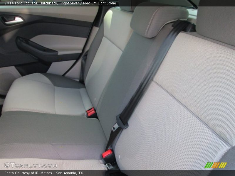 Ingot Silver / Medium Light Stone 2014 Ford Focus SE Hatchback