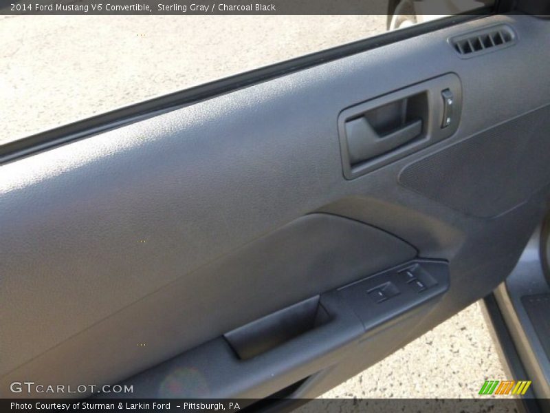 Sterling Gray / Charcoal Black 2014 Ford Mustang V6 Convertible