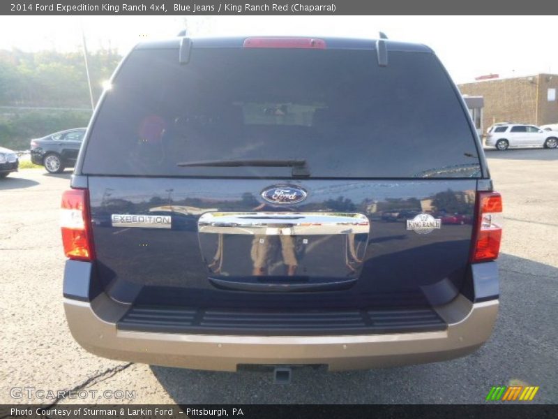 Blue Jeans / King Ranch Red (Chaparral) 2014 Ford Expedition King Ranch 4x4