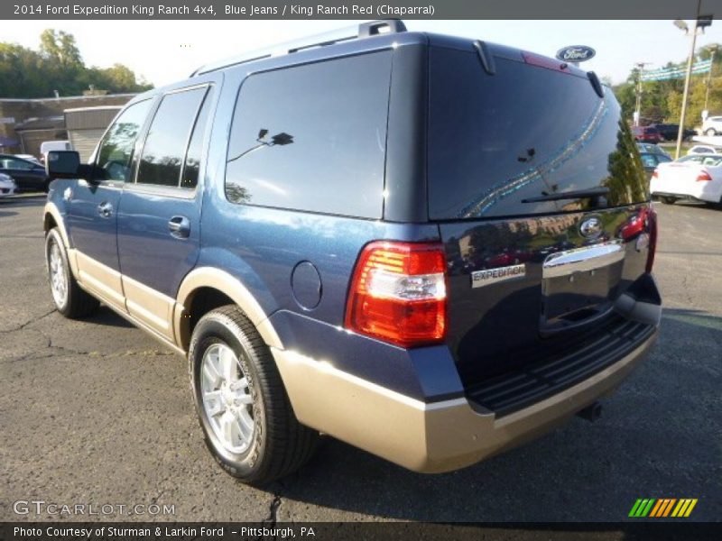 Blue Jeans / King Ranch Red (Chaparral) 2014 Ford Expedition King Ranch 4x4