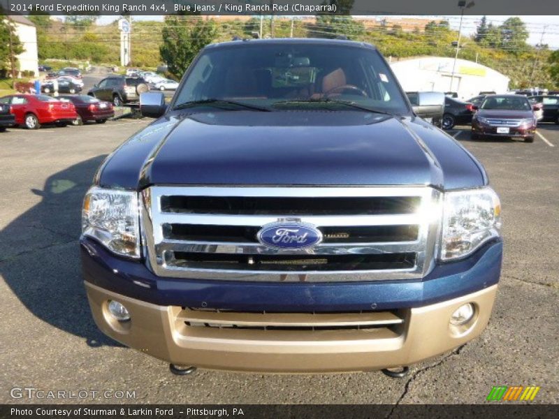 Blue Jeans / King Ranch Red (Chaparral) 2014 Ford Expedition King Ranch 4x4
