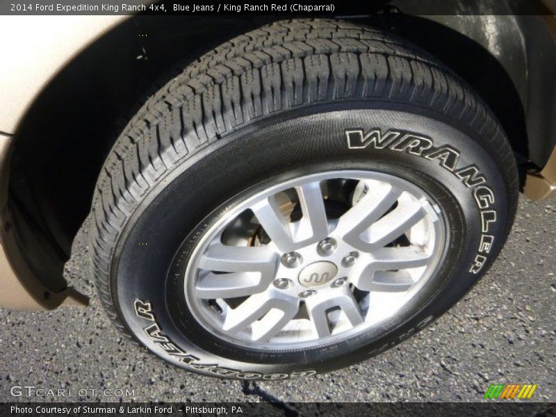 Blue Jeans / King Ranch Red (Chaparral) 2014 Ford Expedition King Ranch 4x4
