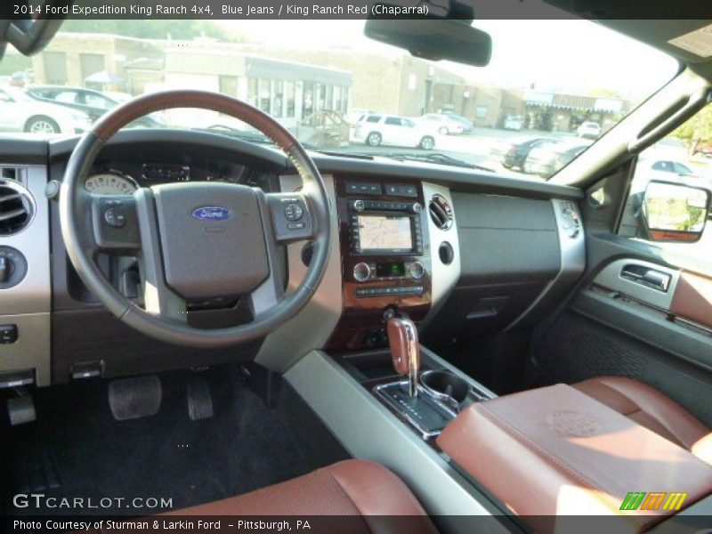 Blue Jeans / King Ranch Red (Chaparral) 2014 Ford Expedition King Ranch 4x4