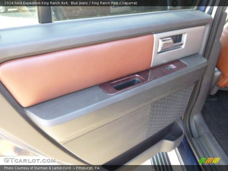 Blue Jeans / King Ranch Red (Chaparral) 2014 Ford Expedition King Ranch 4x4