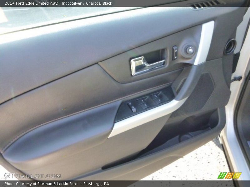 Ingot Silver / Charcoal Black 2014 Ford Edge Limited AWD