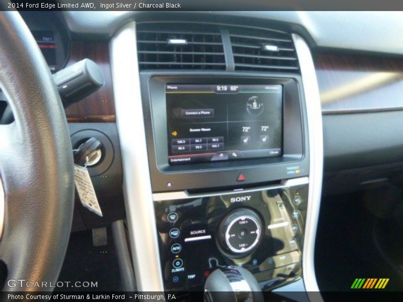 Ingot Silver / Charcoal Black 2014 Ford Edge Limited AWD