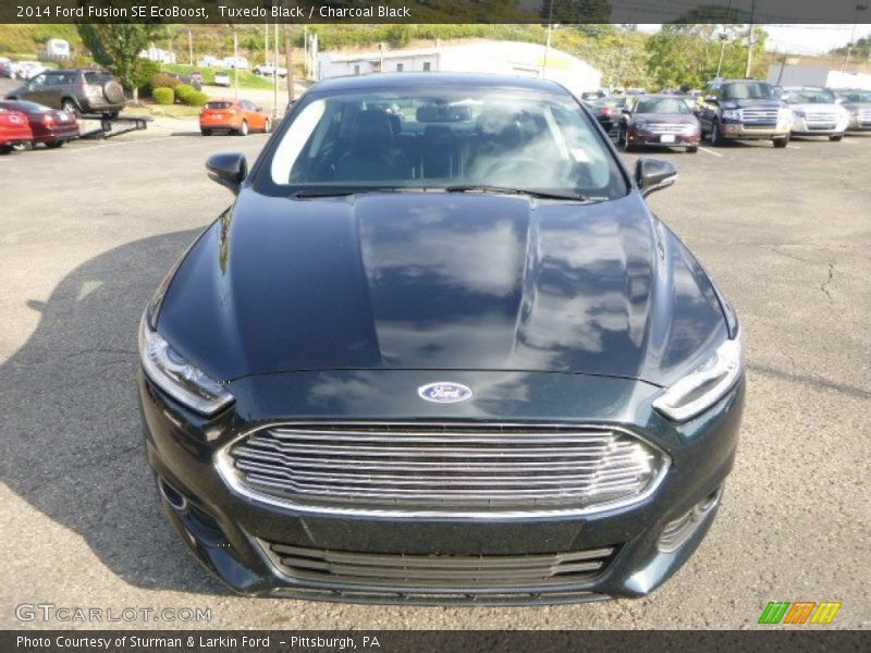 Tuxedo Black / Charcoal Black 2014 Ford Fusion SE EcoBoost