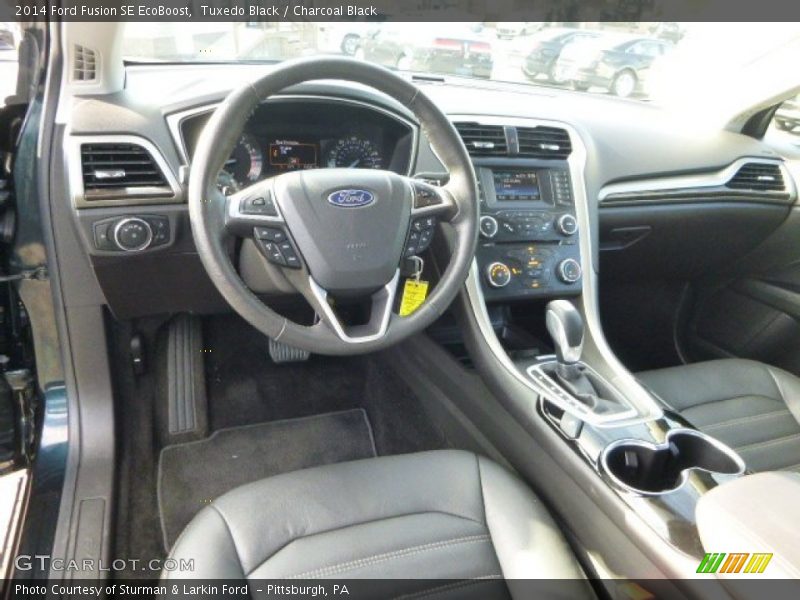 Tuxedo Black / Charcoal Black 2014 Ford Fusion SE EcoBoost