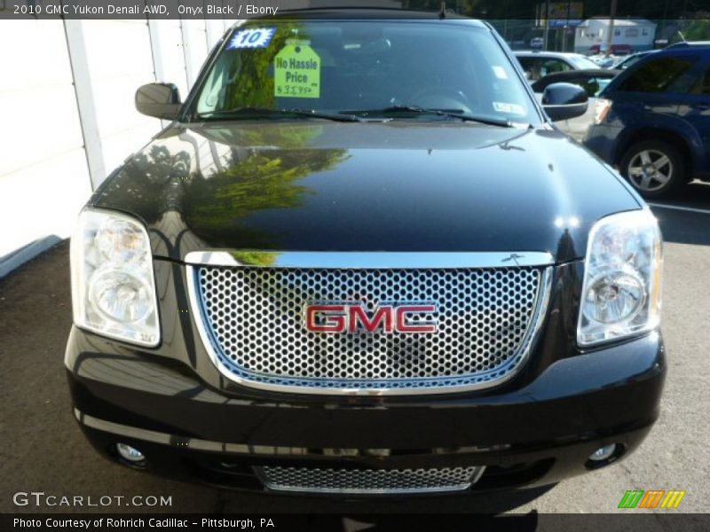 Onyx Black / Ebony 2010 GMC Yukon Denali AWD