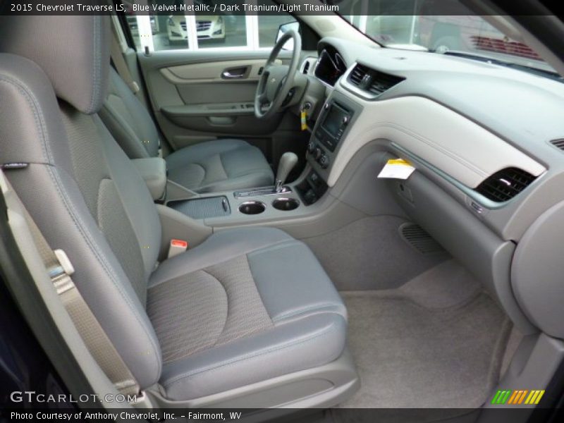 Blue Velvet Metallic / Dark Titanium/Light Titanium 2015 Chevrolet Traverse LS