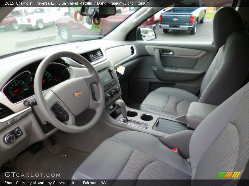  2015 Traverse LS Dark Titanium/Light Titanium Interior