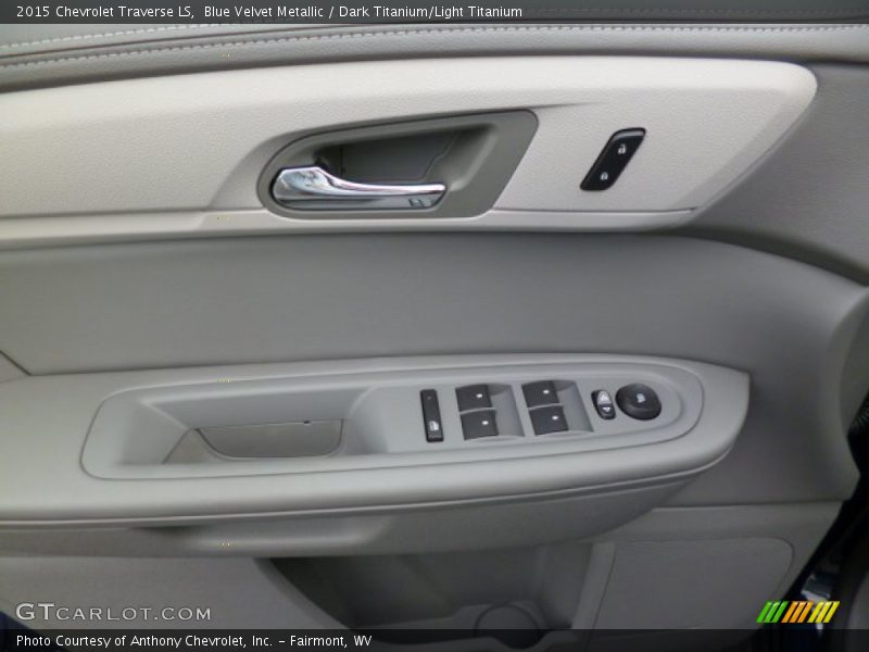Blue Velvet Metallic / Dark Titanium/Light Titanium 2015 Chevrolet Traverse LS