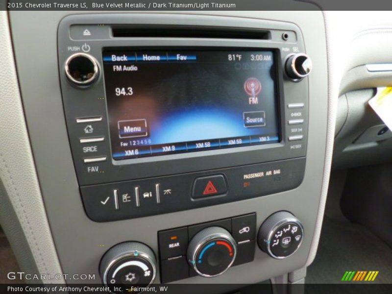 Controls of 2015 Traverse LS