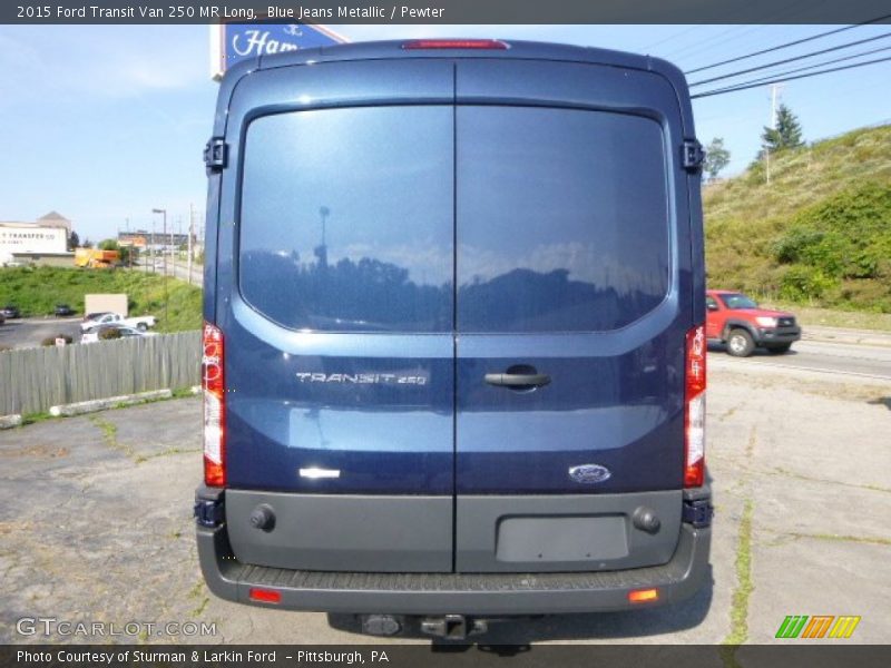 Blue Jeans Metallic / Pewter 2015 Ford Transit Van 250 MR Long