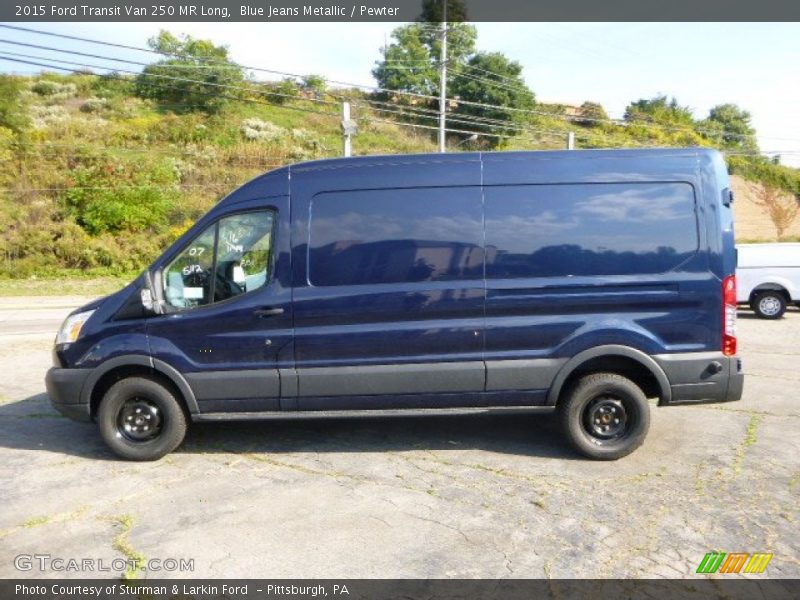  2015 Transit Van 250 MR Long Blue Jeans Metallic