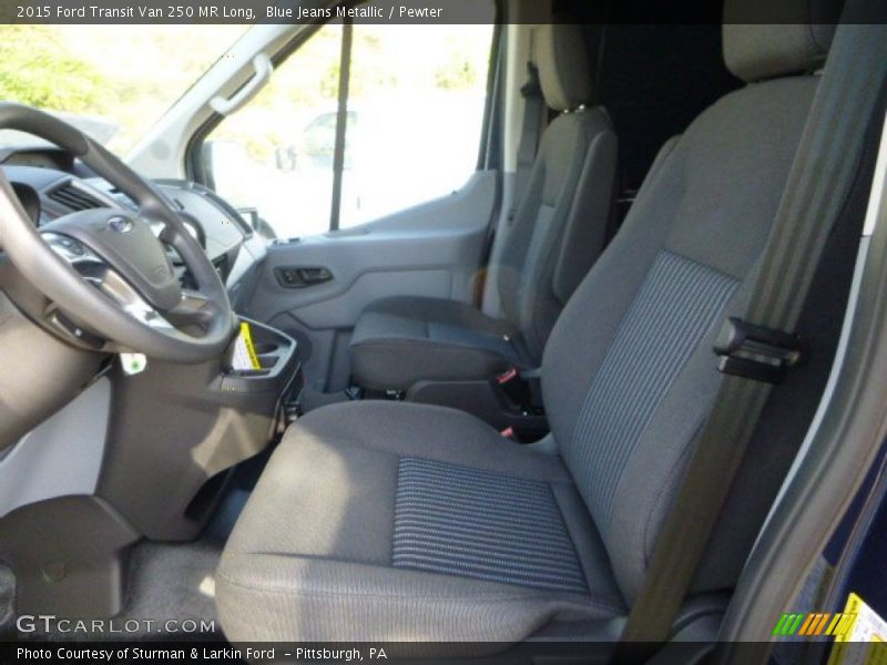 Blue Jeans Metallic / Pewter 2015 Ford Transit Van 250 MR Long