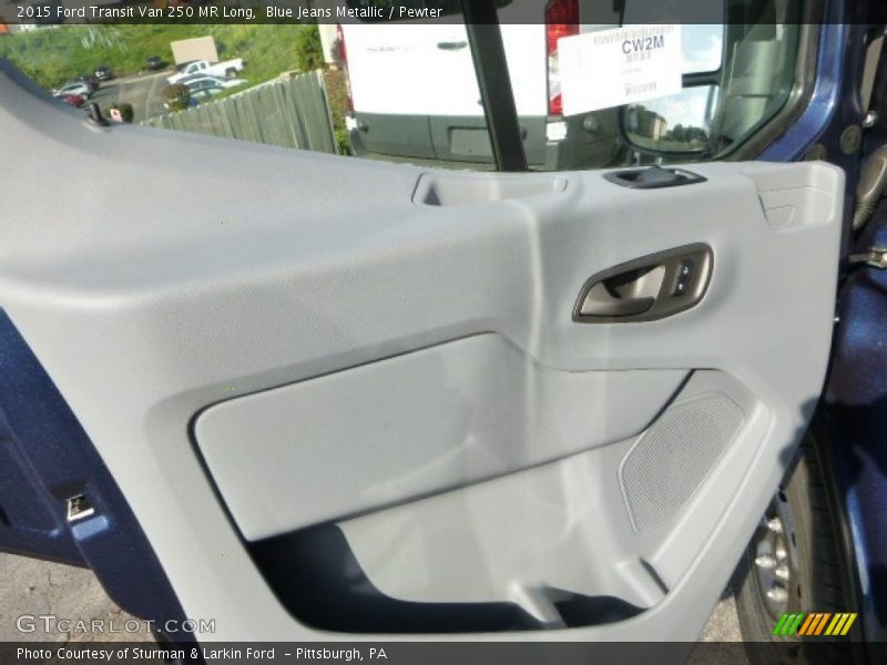 Blue Jeans Metallic / Pewter 2015 Ford Transit Van 250 MR Long